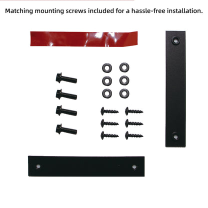 ETL INDUSTRIES Rear Bumper Diffuser Valance Aero Foil Kit for 2018+ Ford Mustang GT Accessories