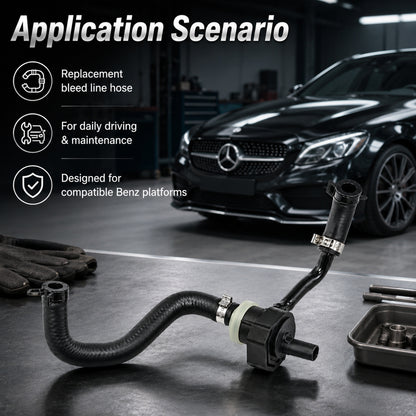 ETL INDUSTRIES Bleed Line Hose for Mercedes C E GLC Class – Replaces 2740187301, M274 Engine