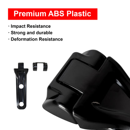 ETL INDUSTRIES Tailgate Hinge Cover Rear Door Trim Spare Tire Bracket Decoration for 2018-2023 Jeep Wrangler JL JLU Sports Freedom Sahara Rubicon 2-Door/4-Door