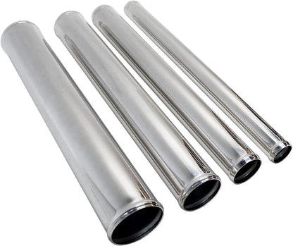 ETL INDUSTRIES Straight Aluminum Pipe Polished, OD: 4IH (102mm), Length 18.00IH (457mm) Intake Tube Tubing Universal Seamless Round Intercooler Piping