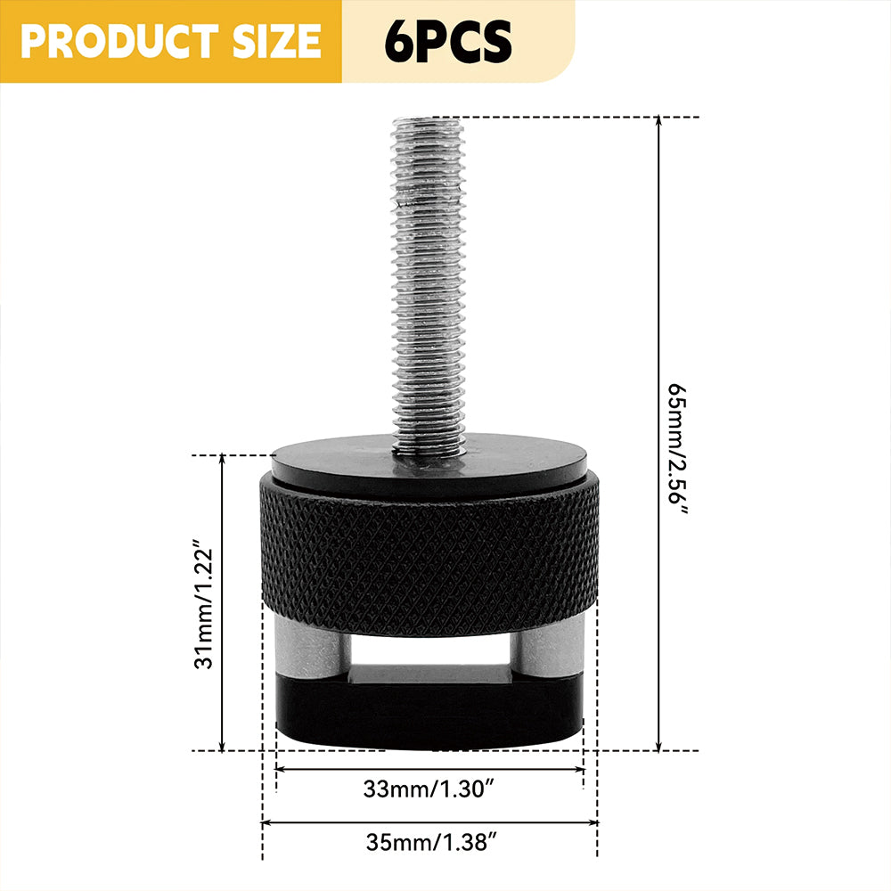 ETL INDUSTRIES Hard Top Quick Removal Fastener Thumb Screw with D Ring for 2007-2018 Jeep Wrangler JK, 2018-2022 JL & Gladiator JT