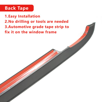 ETL INDUSTRIES Window Visor Deflectors Rain Guards for Ford Bronco 2021 2022 2023 2024 2-Door, in-Channel Side Wind Guards