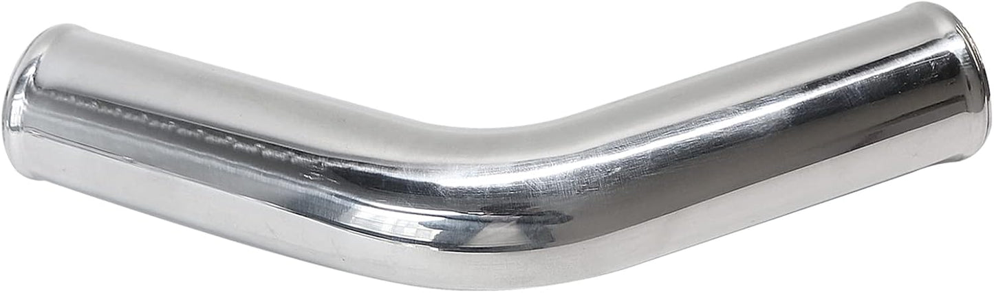 ETL INDUSTRIES OD 4IH (102mm), Leg Length 8IH (203mm) 45 Degree Aluminum Pipe, 4 Inch Intercooler Piping Universal Air Intake Elbow Tube