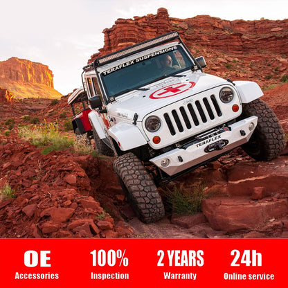 ETL INDUSTRIES Door Hinges Kit for Jeep Wrangler JK JKU 2007-2018 4 Door, Interior and Outside 4 Door Hinge