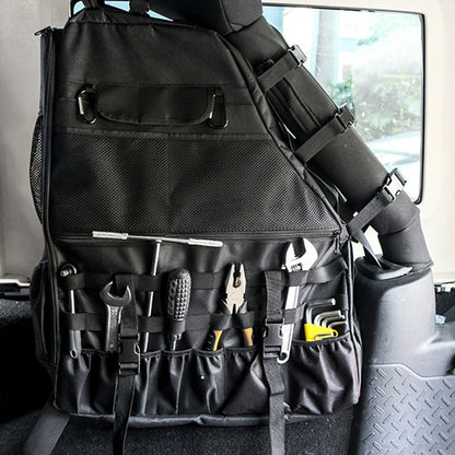 ETL INDUSTRIES Roll Bar Storage Bag Multi-Pocket Organizer for 1997-2024 Jeep Wrangler JK JL TJ LJ 4-Door