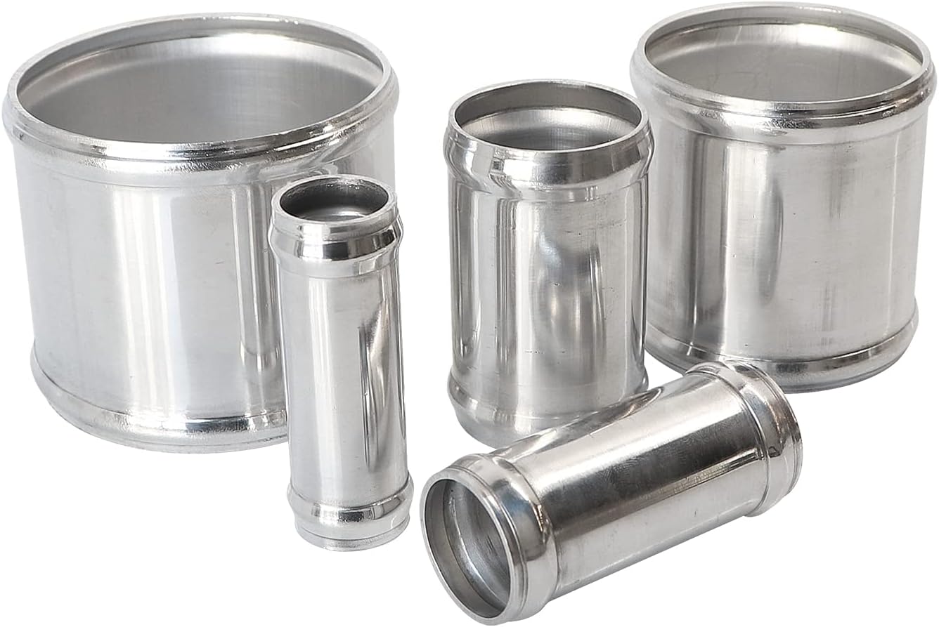 ETL INDUSTRIES Universal OD 1.25IHIH(32mm) Aluminum Intake Piping Adapter 3IH(76mm) Length T-6061 Joiner Pipe Connector Tube Air Intercooler Piping