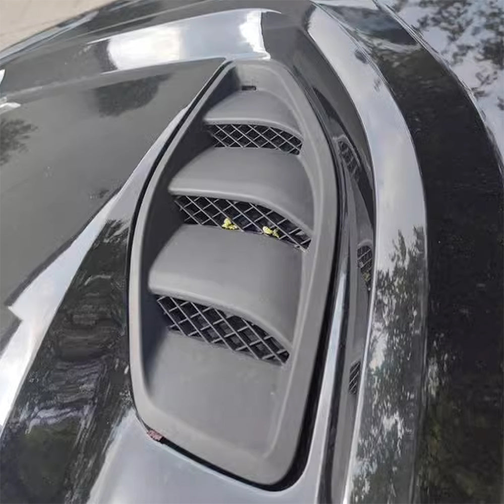 ETL INDUSTRIES Hood Vent Cover Exterior Accessories for 2007-2018 Jeep Wrangler JK JKU