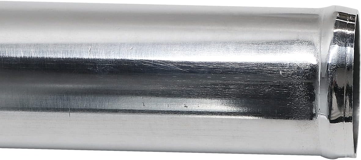 ETL INDUSTRIES Straight Aluminum Pipe Polished, OD: 5IH (127mm), Length 18.00IH (457mm) Intake Tube Tubing Universal Seamless Round Intercooler Piping