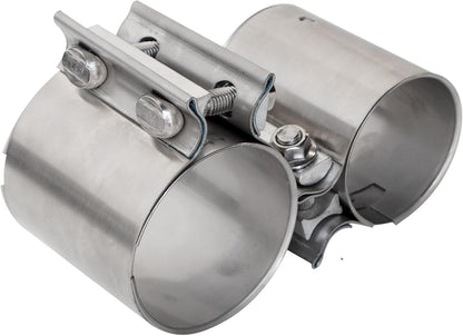 ETL INDUSTRIES 3 Inch Butt Joint Exhaust Clamp Band Clamp Sleeve Coupler 304 Stainless Steel