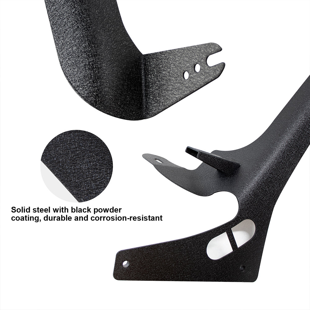 ETL Industries 52” Light Bar Windshield Frame A-Pillar Light Pods Mounting Bracket for 2018-2024 Jeep Wrangler JL JLU Gladiator JT