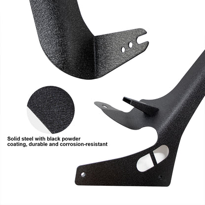 ETL Industries 52” Light Bar Windshield Frame A-Pillar Light Pods Mounting Bracket for 2018-2024 Jeep Wrangler JL JLU Gladiator JT