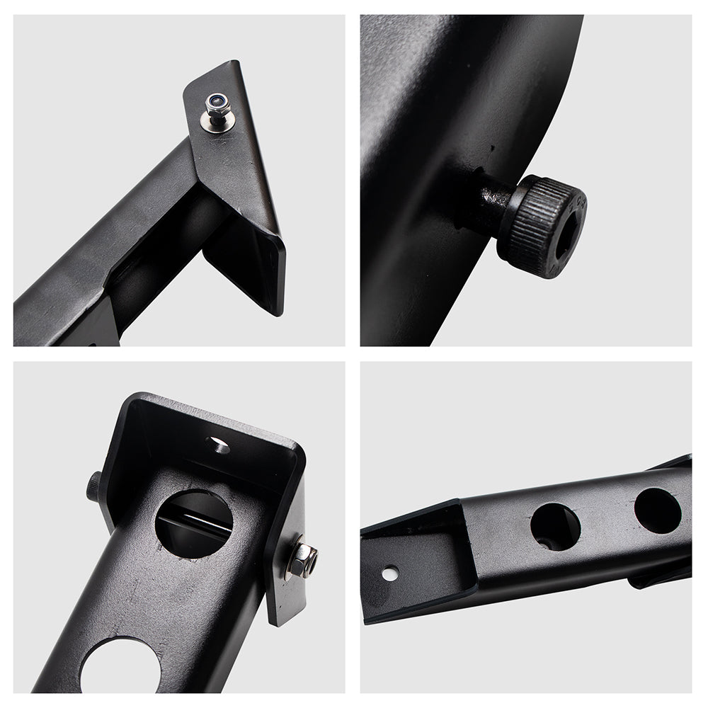 ETL INDUSTRIES Steel Tailgate Hinge Set Reinforced Heavy Duty - Rear Door Hinges Tail Gate Hinge Cover Bracket Fits 1997-2006 for Jeep Wrangler TJ Unlimited 2/4 Door