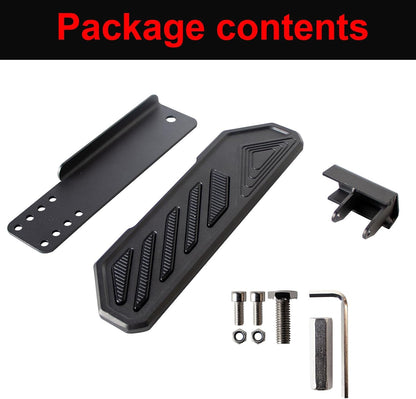 ETL INDUSTRIES Dead Pedal Left Foot Rest for Jeep Wrangler JL/JLU/4xe & Gladiator JT 2018-2024 – Adjustable Anti-Slip Aluminum Pedal, Driver Side