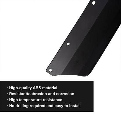 ETL INDUSTRIES Front & Rear Fender Flares Extensions Set Fits 2020-2024 for Jeep Gladiator JT 2/4 Doors Wheel Fender Liner (Fit for JT Low Clearance Fender Flares)