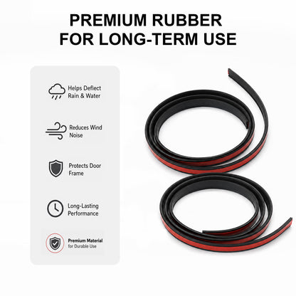 Pair Roof Drip Molding Strip for Jeep Grand Cherokee 2011-2022 – Left & Right Rubber Weatherstrip Seal (Replaces 55079291AD & 55079290AD)