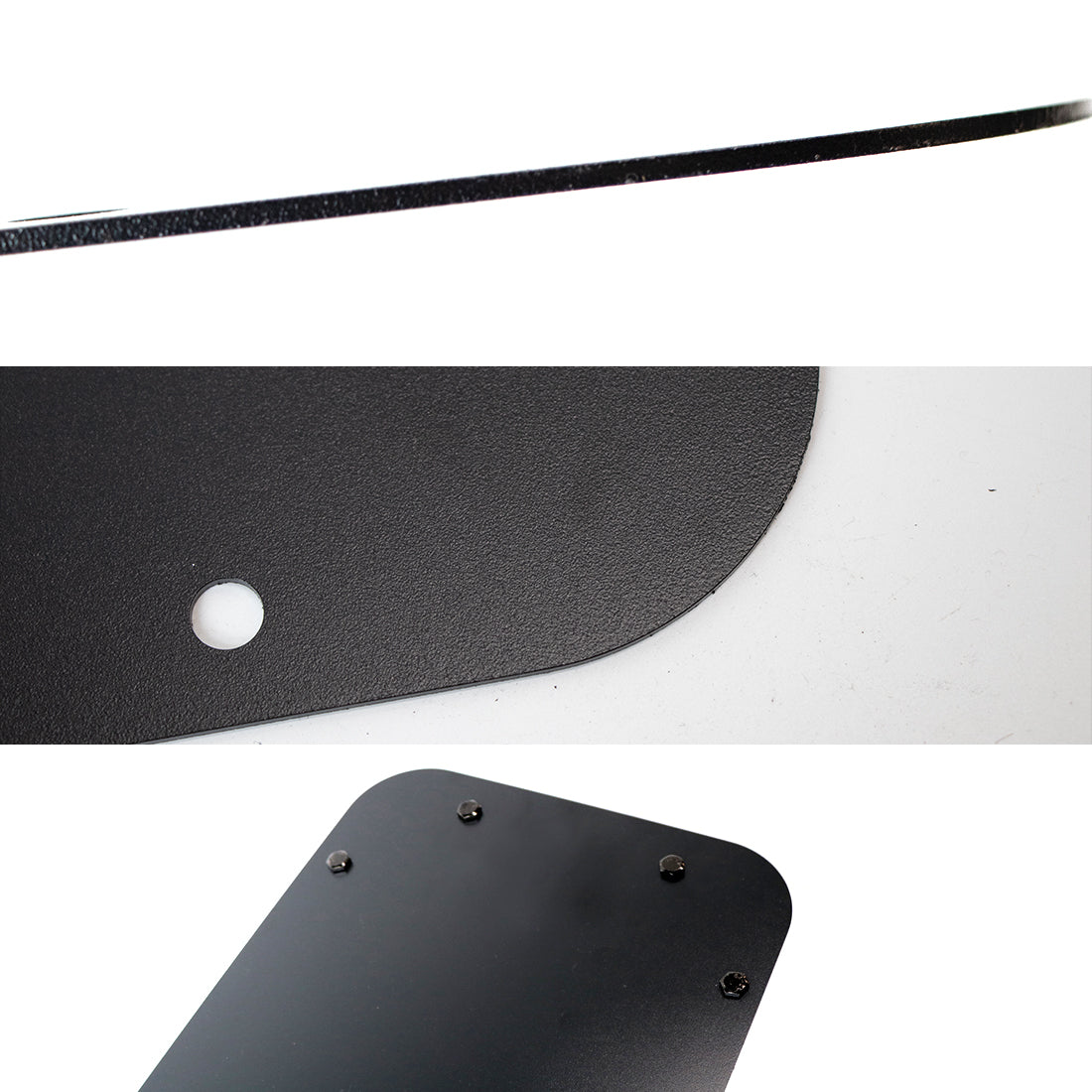 ETL INDUSTRIES Aluminum Spare Tire Carrier Delete Filler Plate Flat Tailgate Vent Cover & Tailgate Frame Rubber Plug with Bolts Fits 2007-2017 for Jeep Wrangler JK & JKU