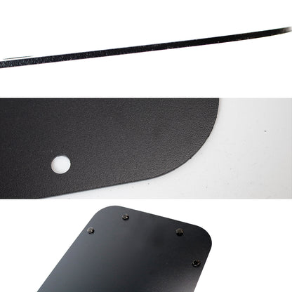 ETL INDUSTRIES Aluminum Spare Tire Carrier Delete Filler Plate Flat Tailgate Vent Cover & Tailgate Frame Rubber Plug with Bolts Fits 2007-2017 for Jeep Wrangler JK & JKU