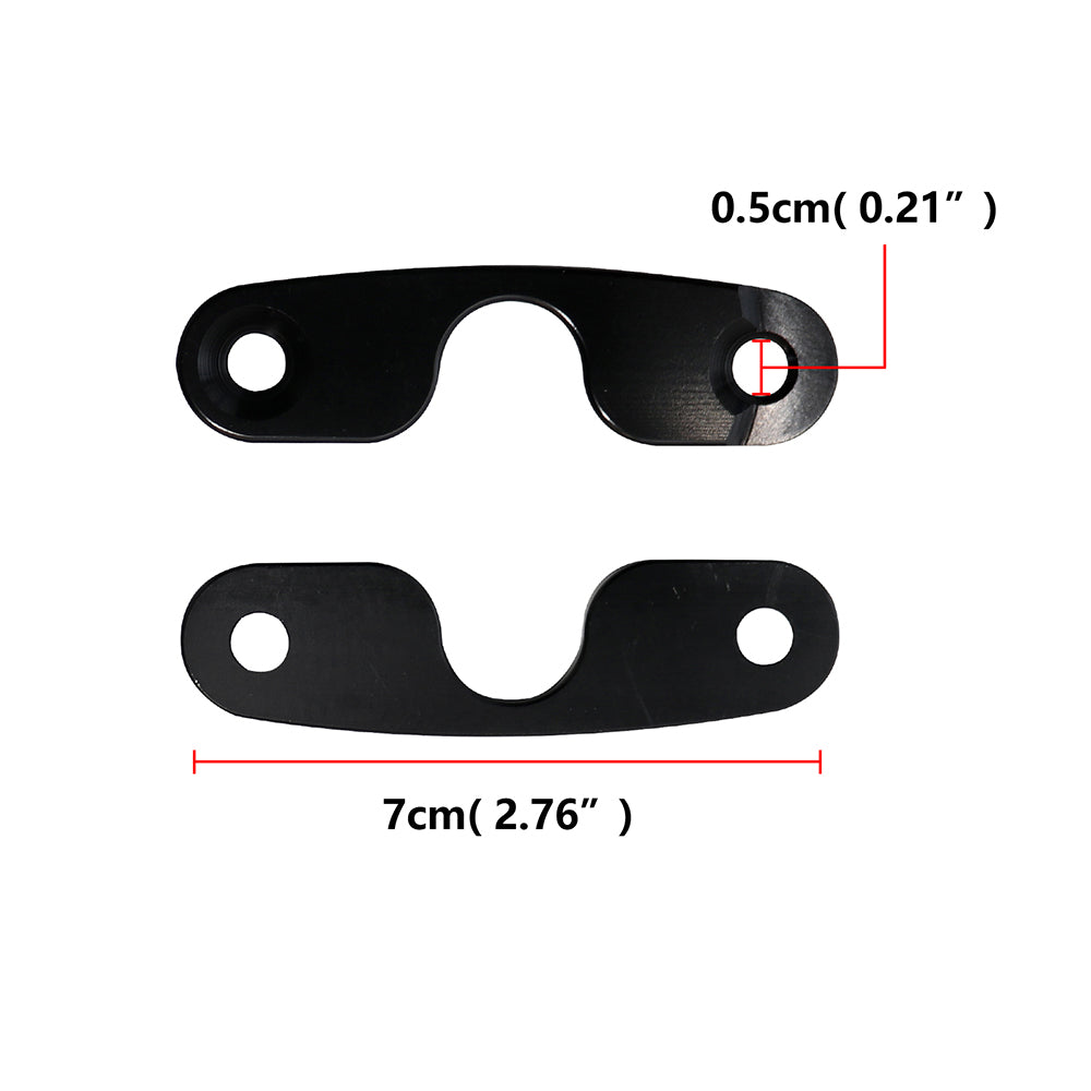 ETL INDUSTRIES Wrangler Sun Visor Replacement Repair Kit Aluminum Alloy Visor Mounting Clips for Jeep Wrangler JK JKU JL JLU Gladiator JT