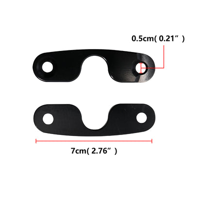ETL INDUSTRIES Wrangler Sun Visor Replacement Repair Kit Aluminum Alloy Visor Mounting Clips for Jeep Wrangler JK JKU JL JLU Gladiator JT
