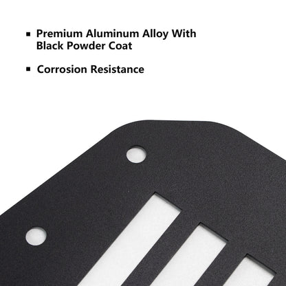 ETL INDUSTRIES Spare Tire Carrier Delete Plate Cover Exterior Accessories Compatible with Jeep Wrangler JL JLU 2018-2023