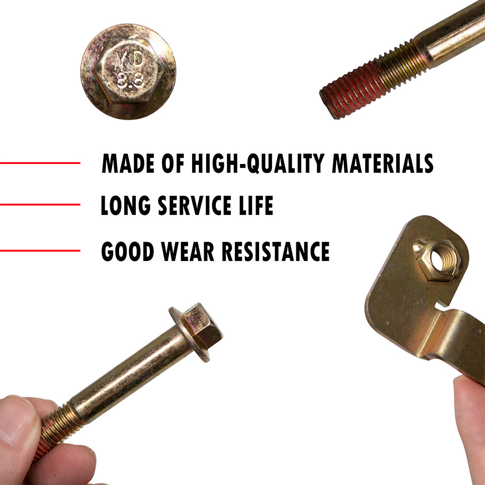 ETL INDUSTRIES Front Track Bar Bolt and Flag Nut Retainer for Jeep Wrangler TJ 97-06, Cherokee XJ 84-01, Grand Cherokee ZJ 93-98, 6504449