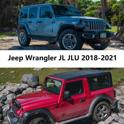 ETL INDUSTRIES Door Sill Guards Kit, Door Entry Protector Replacement Accessories Compatible with 2018-2024 Jeep Wrangler JL JLU Gladiator JT 4 Door