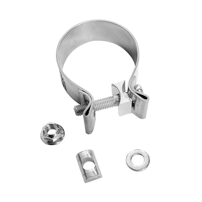 ETL INDUSTRIES 2.5 Inch Exhaust Clamps, 2 1/2IH Narrow Band Clamps (4 Pcs) - 304 Stainless Steel