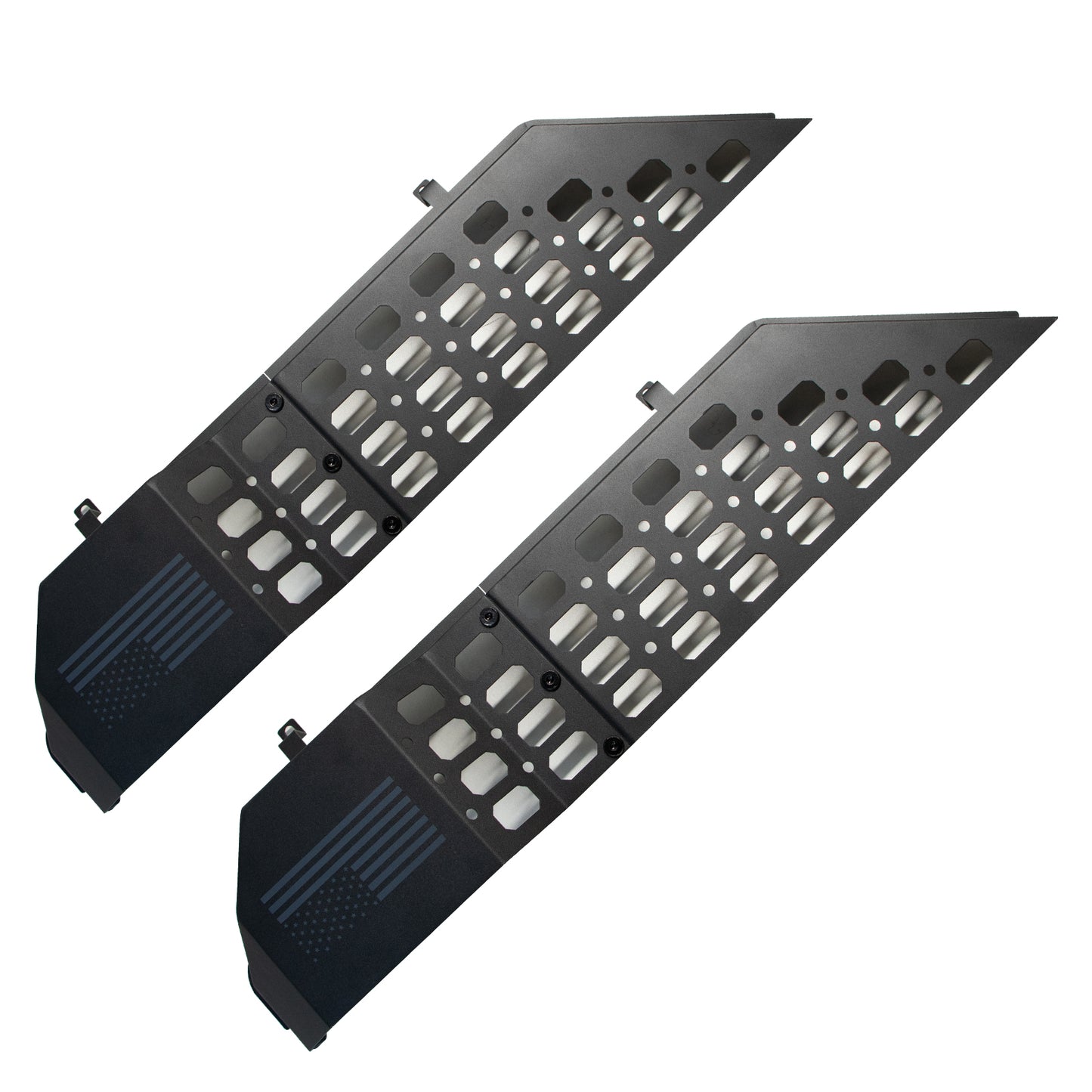 ETL INDUSTRIES Metal Front Door Storage Pockets For 2018-2024 Jeep Wrangler JL JLU 4XE & 2020-2024 Gladiator JT, Door Side Insert Organizer Tray Box (Not for Power Seats)