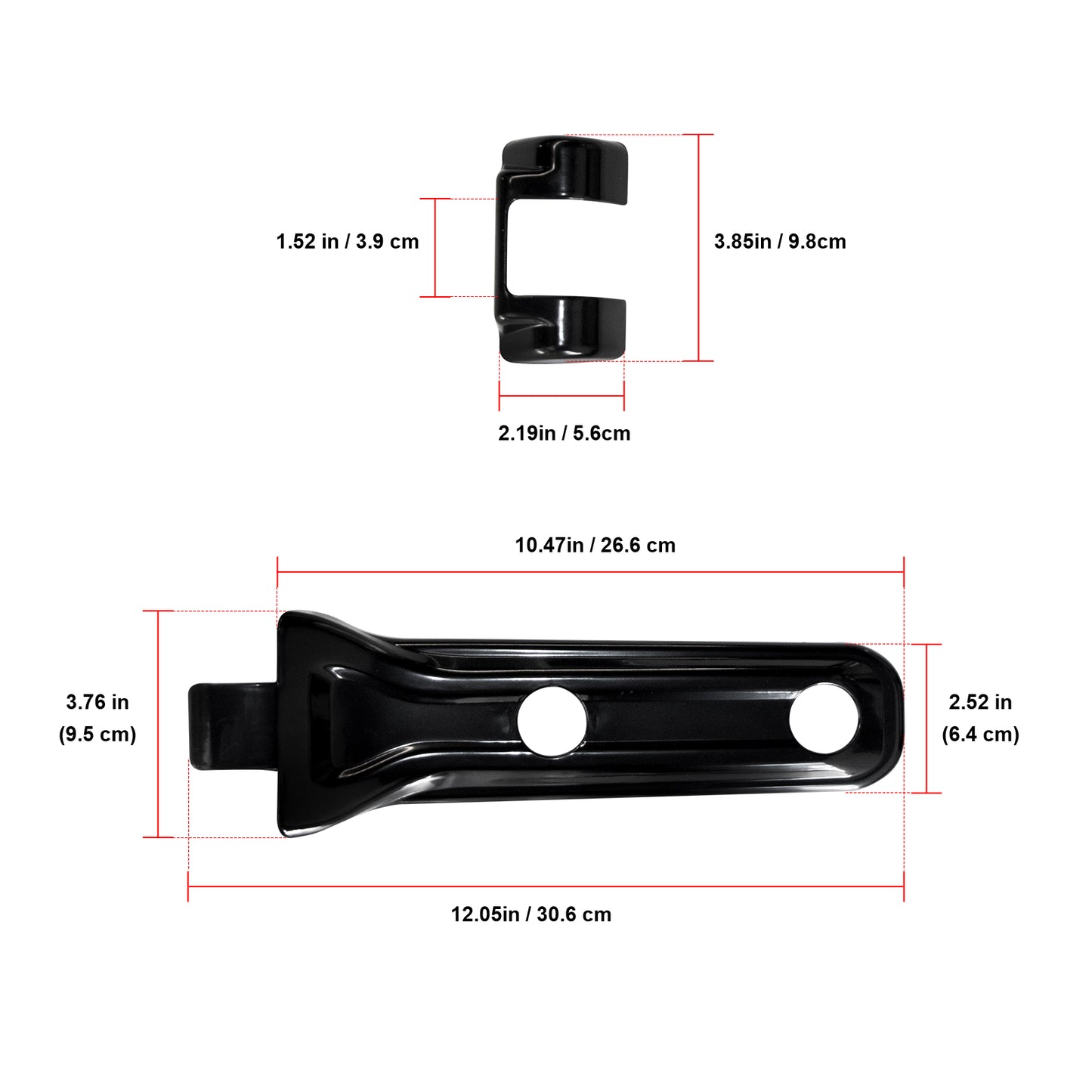 ETL INDUSTRIES Tailgate Hinge Cover Rear Door Trim Spare Tire Bracket Decoration for 2018-2023 Jeep Wrangler JL JLU Sports Freedom Sahara Rubicon 2-Door/4-Door