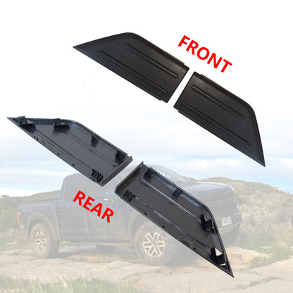 ETL INDUSTRIES Bumper Guard Cap Cover Inserts for Ford F150 2021-2023, Not For Harley Edition, SVT Models, ML3Z-17E810-AA, ML3Z-17E811-AA