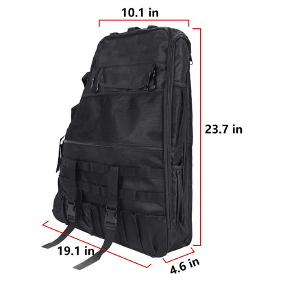 ETL INDUSTRIES Roll Bar Storage Bag Multi-Pocket Organizer for 1997-2024 Jeep Wrangler JK JL TJ LJ 4-Door