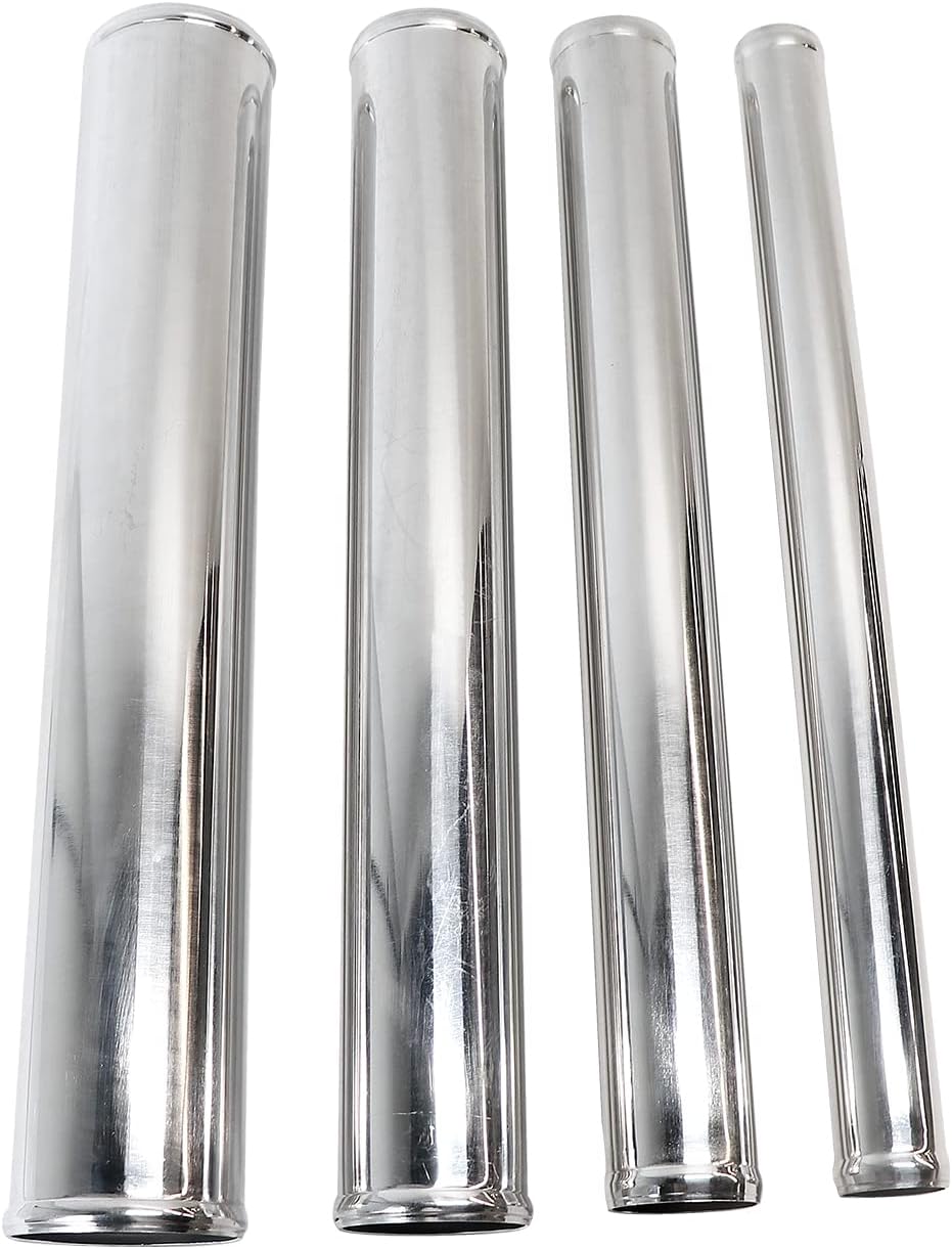 ETL INDUSTRIES Straight Aluminum Pipe Polished, OD: 4IH (102mm), Length 18.00IH (457mm) Intake Tube Tubing Universal Seamless Round Intercooler Piping