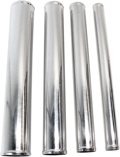 ETL INDUSTRIES Straight Aluminum Pipe Polished, OD: 4IH (102mm), Length 18.00IH (457mm) Intake Tube Tubing Universal Seamless Round Intercooler Piping
