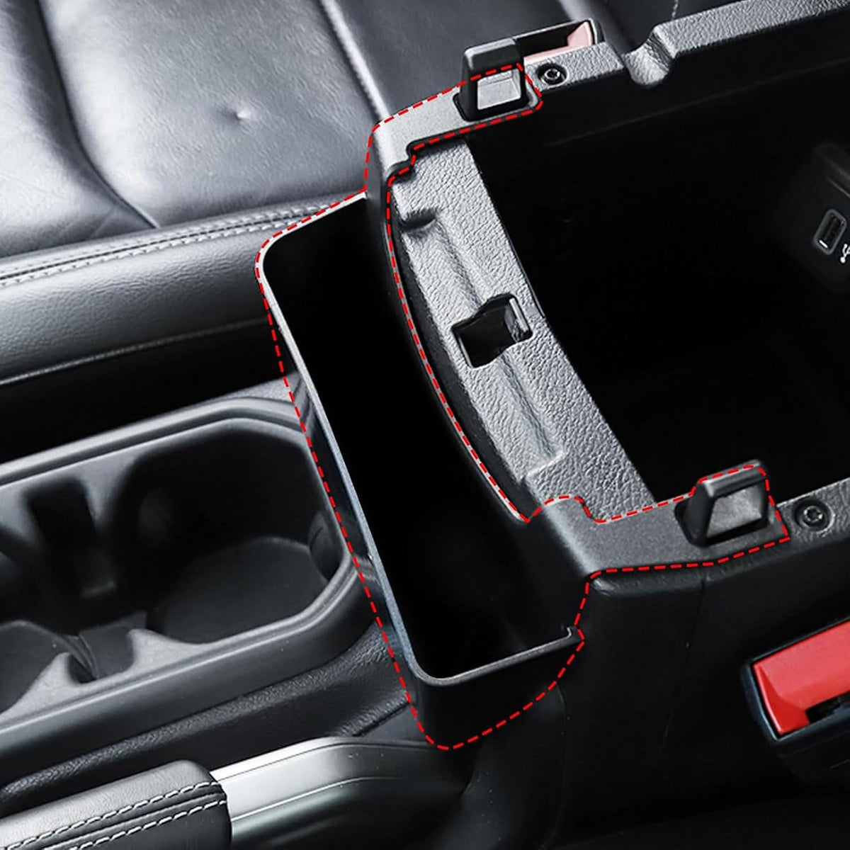 4PCS Center Console Organizer Kit for Jeep Wrangler JL/JLU 2018–2023 & Gladiator JT 2020–2023