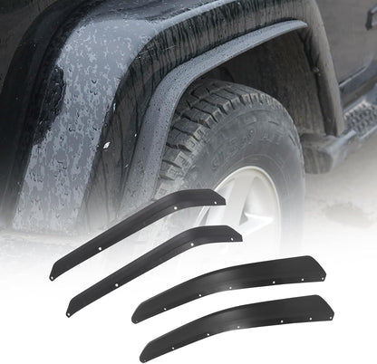 ETL INDUSTRIES Fender Flare Extensions for Jeep Wrangler JK JKU 2007-2018 – Factory Widened, Impact Resistant ABS Plastic (4Pcs Set)