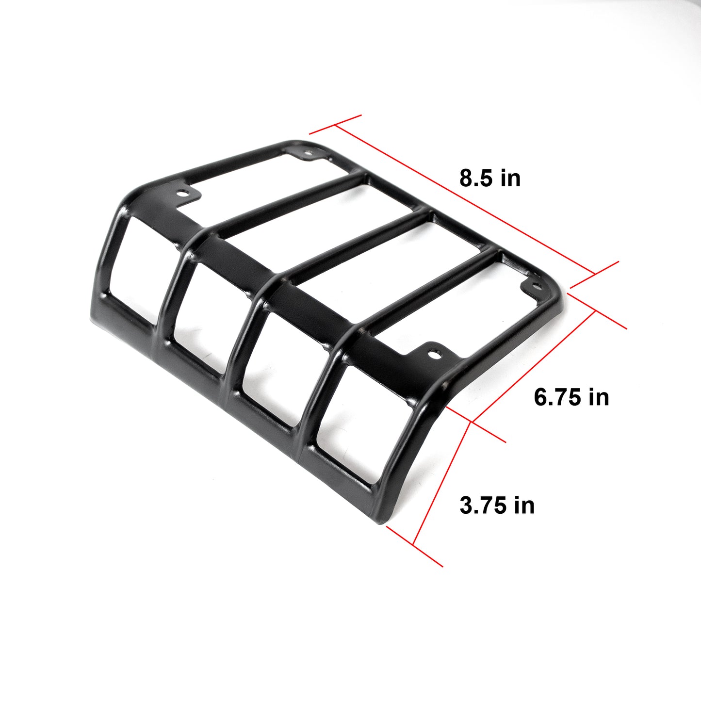 ETL INDUSTRIES Tail Light Guard Cover for Rear Taillights Compatible with 2007-2018 Jeep Wrangler JK JKU