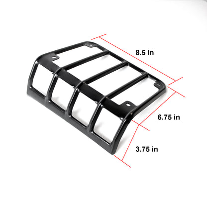 ETL INDUSTRIES Tail Light Guard Cover for Rear Taillights Compatible with 2007-2018 Jeep Wrangler JK JKU