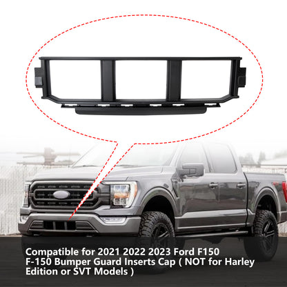 ETL INDUSTRIES Front Bumper Grille for Ford F150 2021-2023, Lower Center Bumper Cover Insert Panel, ML3Z17B968BB, ML3Z17B968BA