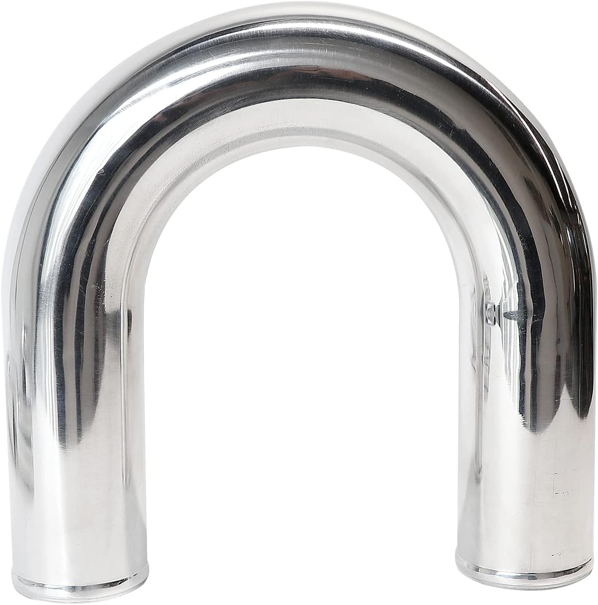 ETL INDUSTRIES OD 1.5IH (38mm), Leg Length 6IH (152mm) 180 Degree Elbow Pipe, 1.5 Inch Aluminum U-Bend Intake Tube Mandrel Universal Turbo Intercooler Piping Polished