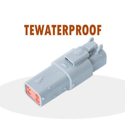 238PCS Deutsch DT Connector Waterproofing Kit – 2-12 Pin, 82 Pairs Size 16 Solid Contacts (ST6317)
