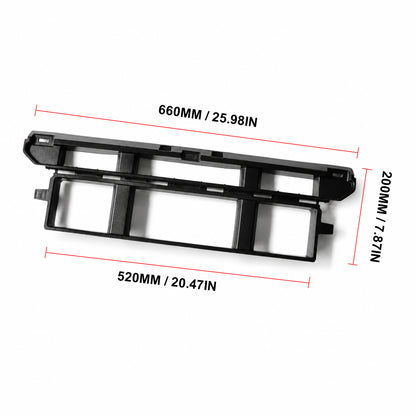 Front Bumper Cover Grille for 2024-2025 Ford F-150 – Lower Center Mesh Grille Guard (Not for Lightning/Raptor)