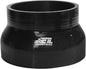 ETL INDUSTRIES 4IH ID to 5IH ID, 3IH Length Reducer Silicone Coupler Hose, 4-Ply Reinforced Universal Straight Silicone Reducer Pipe Intake and Intercooler Piping Black
