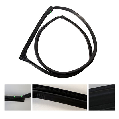 ETL INDUSTRIES 2PCS Left Driver and Right Passenger Side Door Felt Gasket Trim Seal Weather Strip Kit Fits 2007-2018 for Jeep Wrangler JK Door Seal Replaces 55395274AW 55395275AW 12303.21 12303.22