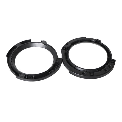 ETL INDUSTRIES 7 Inch Headlight Mounting Bracket Assembly Set with Round Headlight Metal Ring for 2007-2017 Jeep Wrangler JK