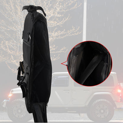 ETL INDUSTRIES Roll Bar Storage Bag for 1997-2024 Jeep Wrangler JK JL TJ LJ 4-Door, Multi-Pocket Cargo Cage Organizer