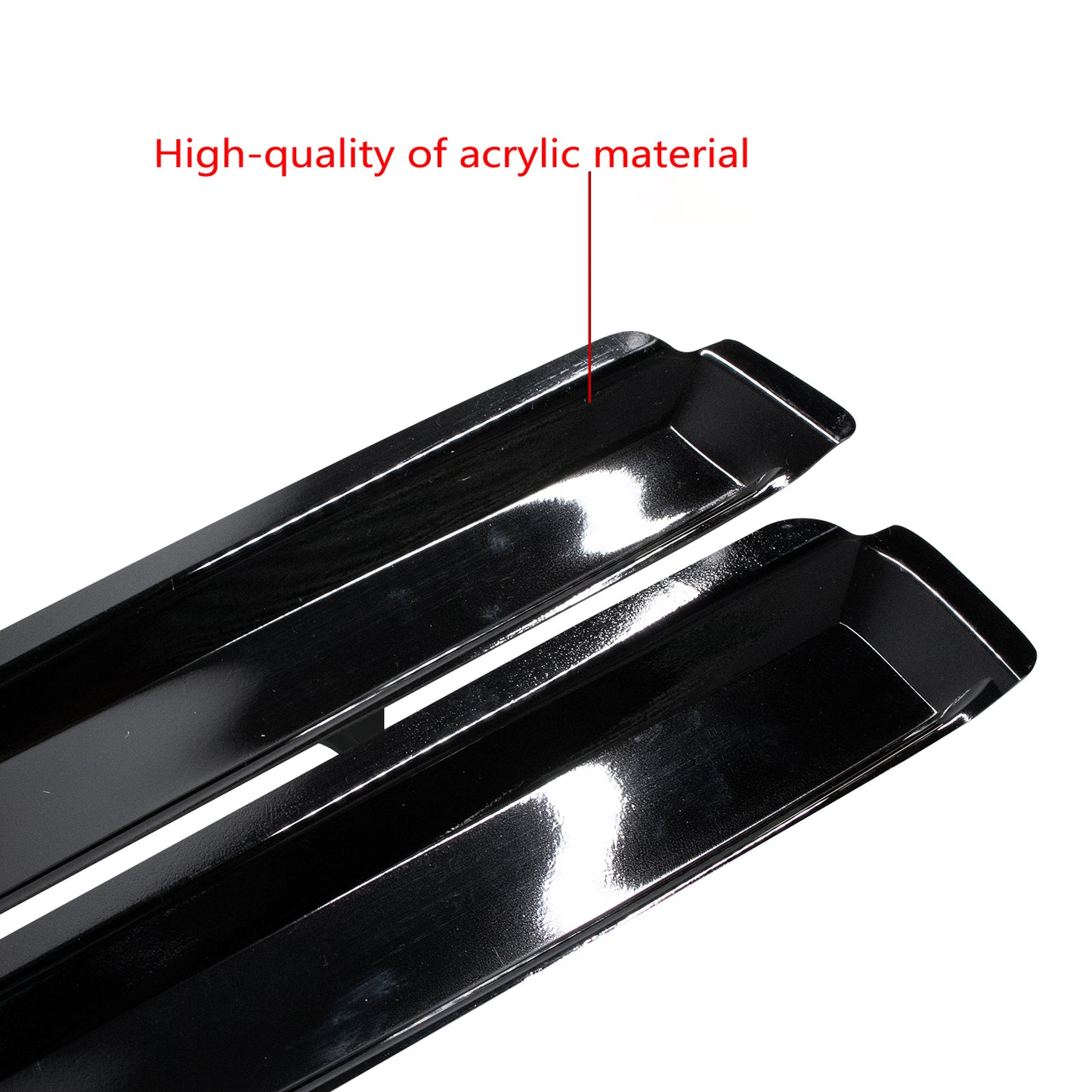 ETL INDUSTRIES in-Channel Side Window Visors Deflectors Rain Guards for Jeep Grand Cherokee 2011 2012 2013 2014 2015 2016 2017 2018 - Wind Guards, Vent Visors, Window Deflectors - 4Pcs