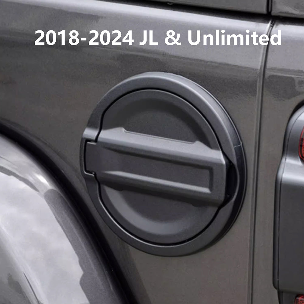 ETL INDUSTRIES Gas Tank Cap Cover Fuel Filler Door for Jeep Wrangler 2018-2024 JL & Unlimited