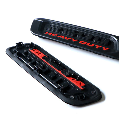 Hood Emblem Badge Replacement for Dodge Ram 2500 Heavy Duty 2019-2024 – Left & Right Pair, Black Bezel