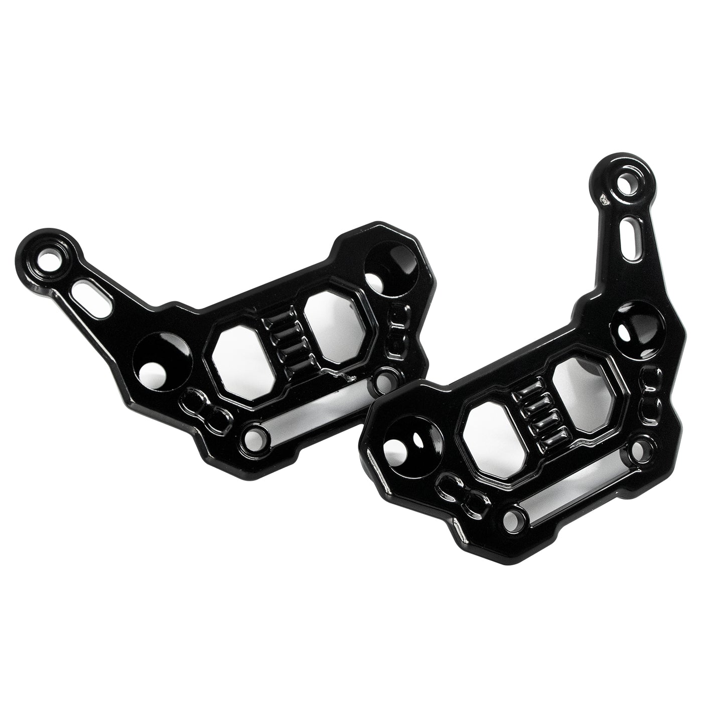 ETL INDUSTRIES Dual Light Hood Mounting Brackets, A-Pillar LED Fog Ditch Light Pod Brackets for 2018-2024 Jeep Wrangler JL JLU Gladiator JT