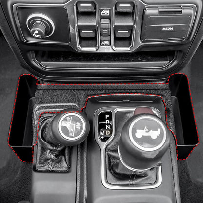 4PCS Center Console Organizer Kit for Jeep Wrangler JL/JLU 2018–2023 & Gladiator JT 2020–2023